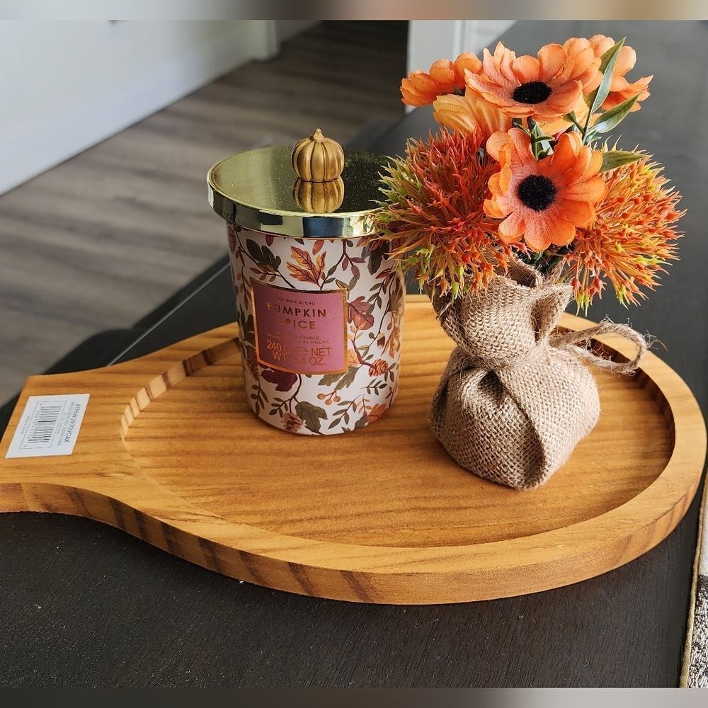 Oval Wood Ware Board for Decor, Charcuterie, Salad, Serving Tray, Cast